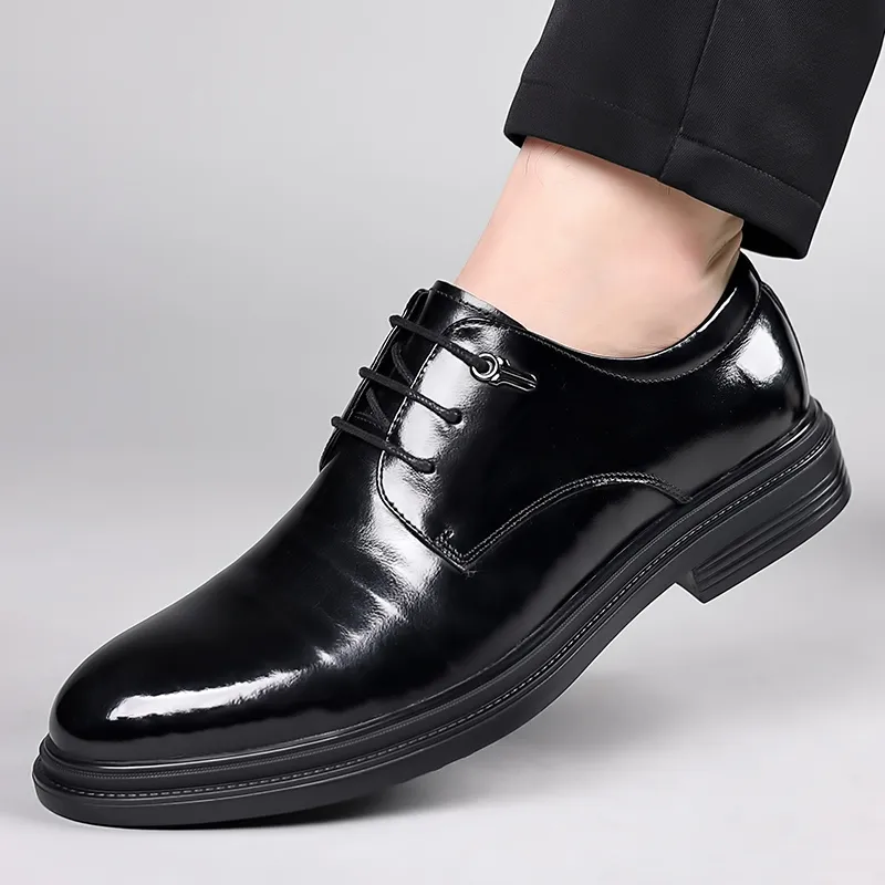 LUOMAIKE Dress Shoes Men's Black-5