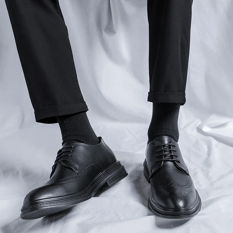 LUOMAIKE Dress Shoes Men's Black-2