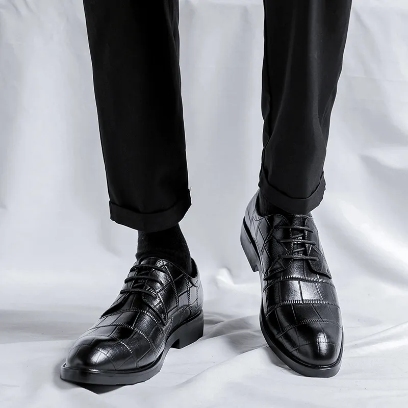 LUOMAIKE Dress Shoes Men's Black-1