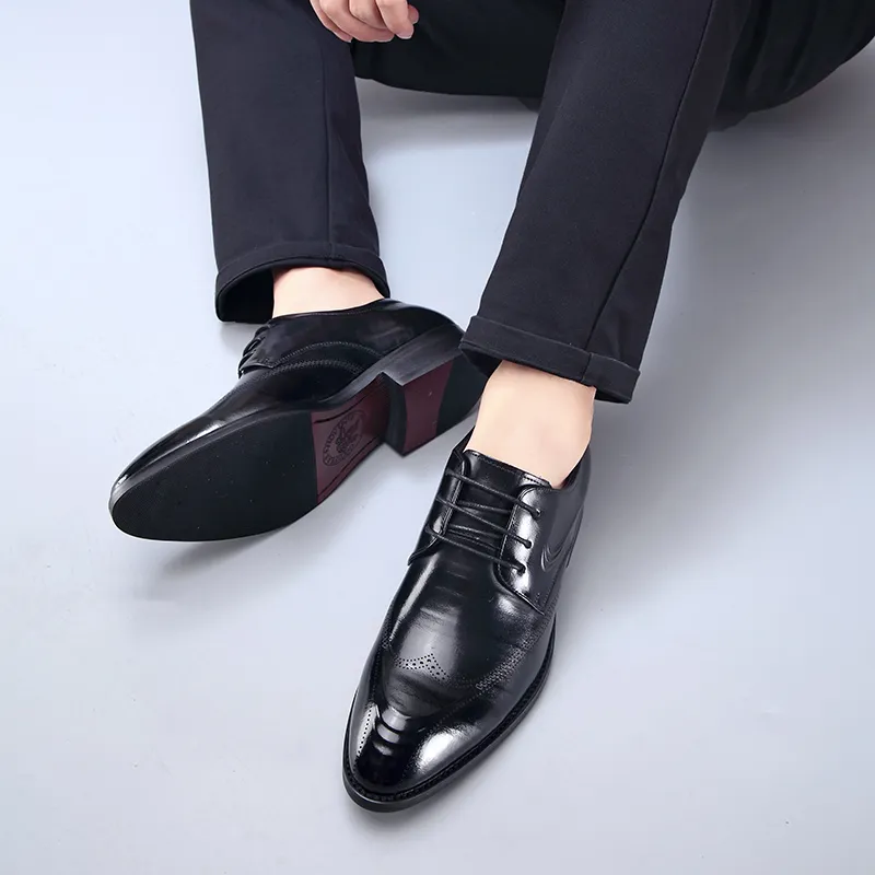 LUOMAIKE Dress Shoes Men's Black-3