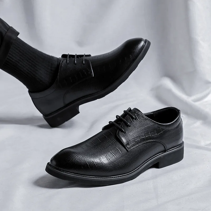 LUOMAIKE Dress Shoes Men's Black-2