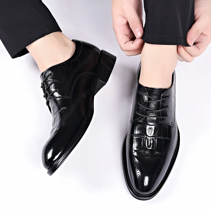 LUOMAIKE Dress Shoes Men's Black-3