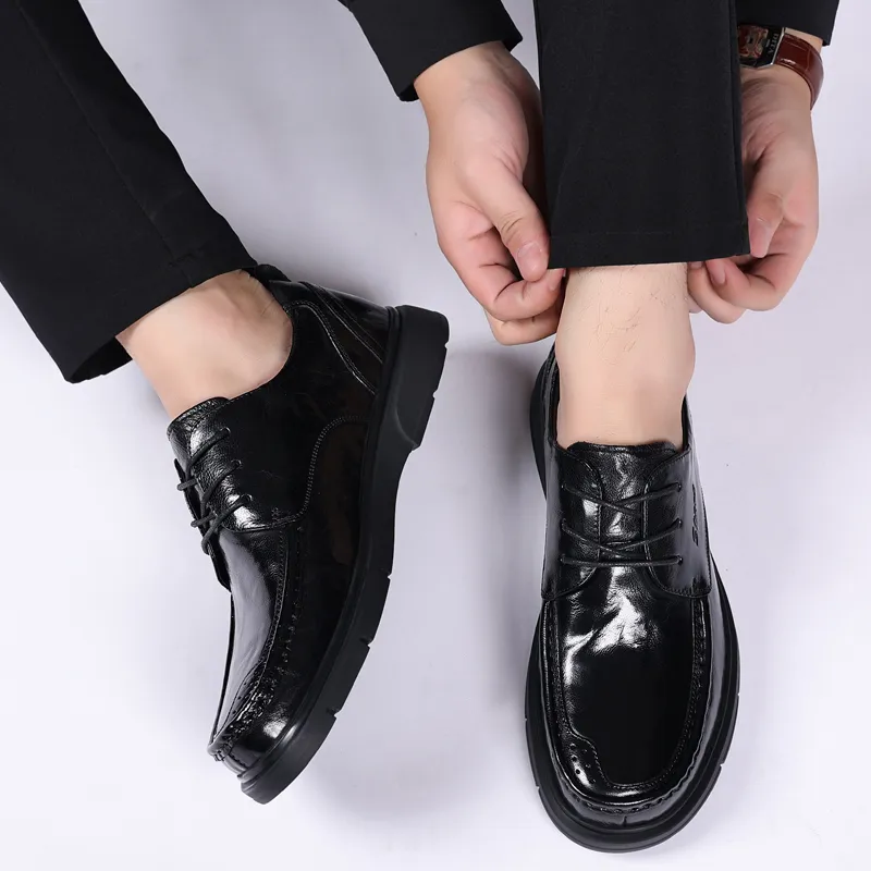 LUOMAIKE Dress Shoes Men's Black-1
