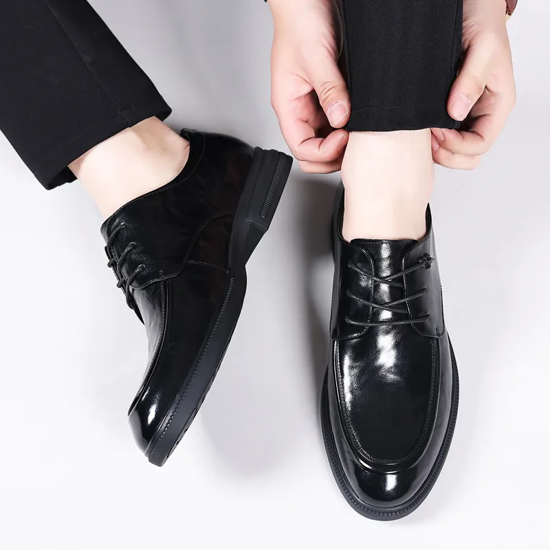LUOMAIKE Dress Shoes Men's Black-1