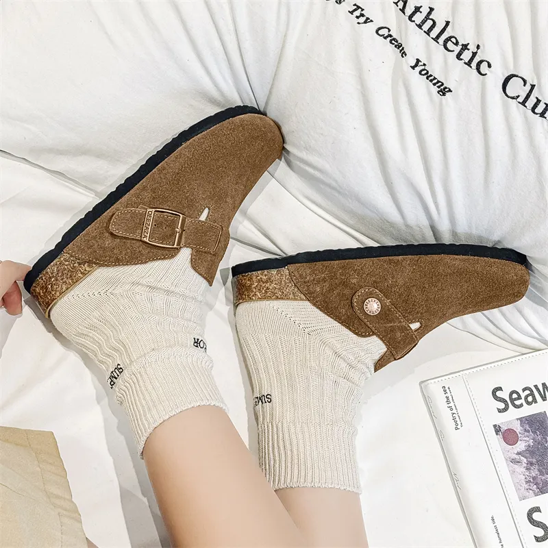 LUOMAIKE Rubber Sole Abrasion Resistant Wrap toe Slippers Unisex-2