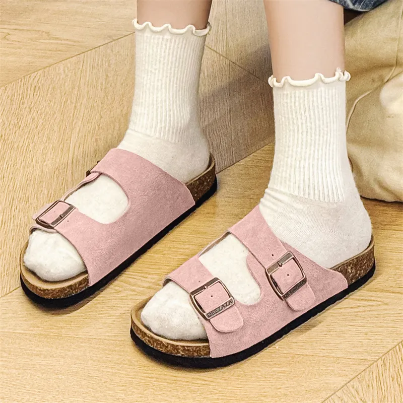 LUOMAIKE Rubber Sole Abrasion Resistant Slide Slippers Unisex-18