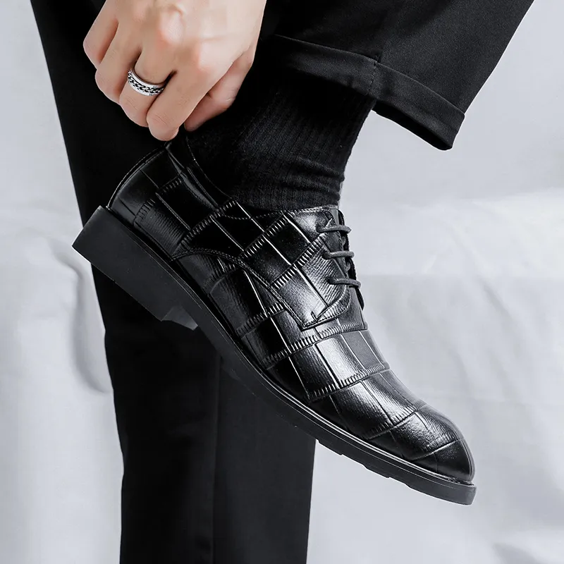 LUOMAIKE Dress Shoes Men's Black-2