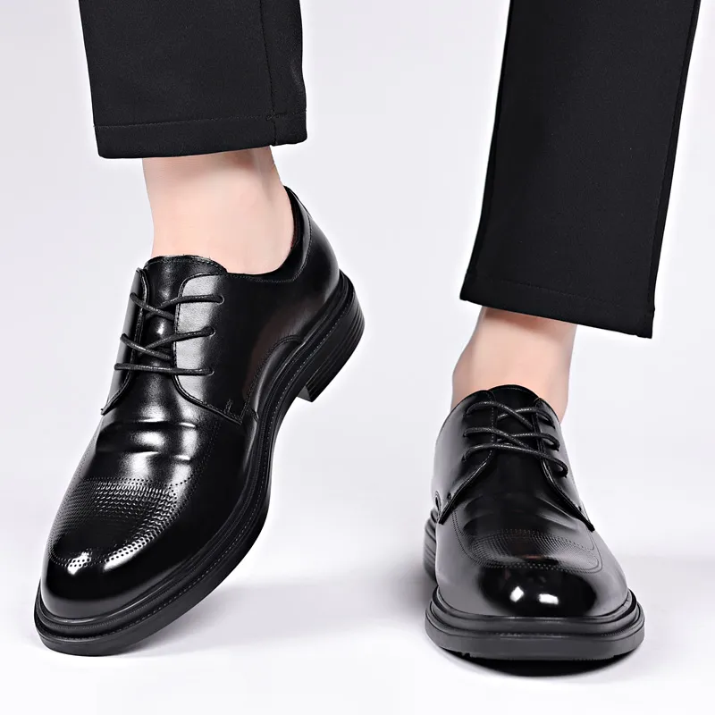 LUOMAIKE Dress Shoes Men's Black-3