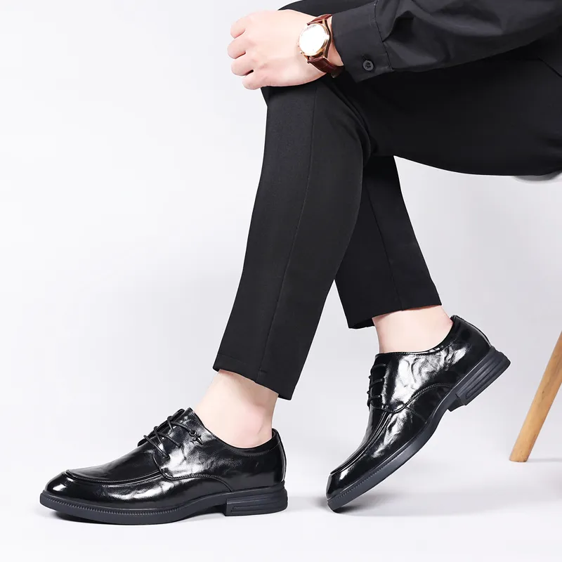 LUOMAIKE Dress Shoes Men's Black-3