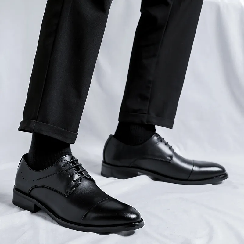 LUOMAIKE Dress Shoes Men's Black-2