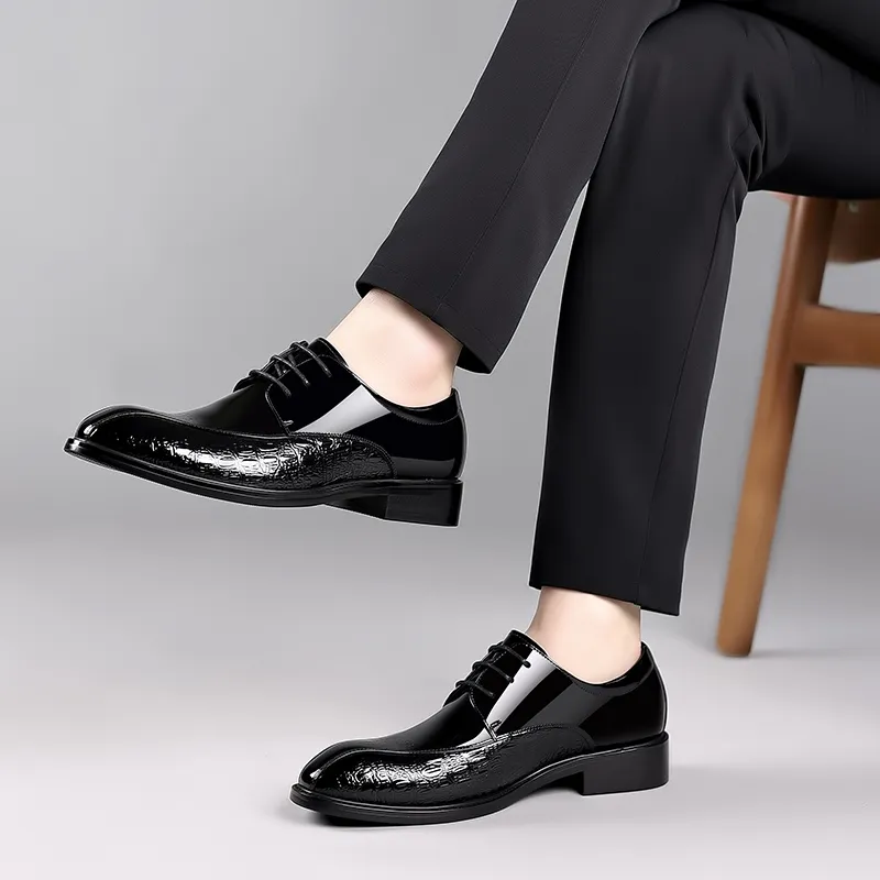 LUOMAIKE Dress Shoes Men's Black-2