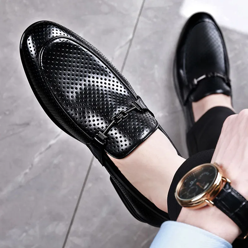 LUOMAIKE Casual Shoes Men Low Top Black, White-5