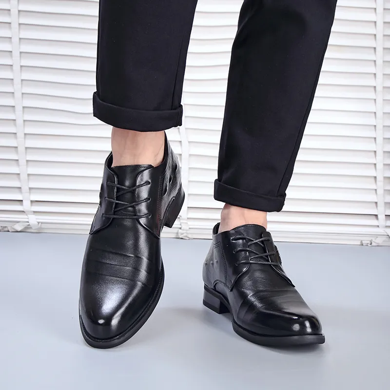 LUOMAIKE Dress Shoes Men's Black-2