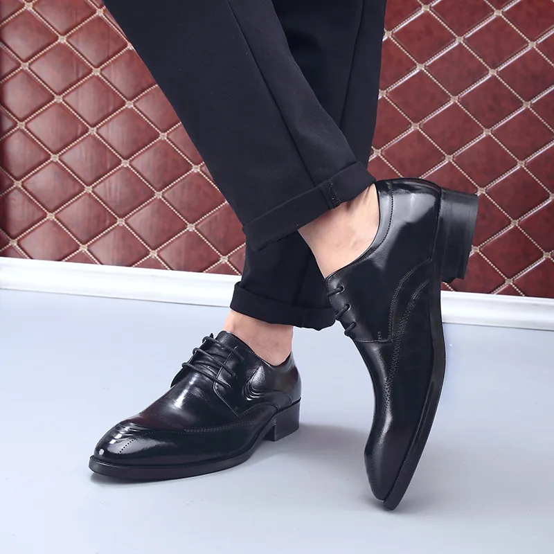 LUOMAIKE Dress Shoes Men's Black-2