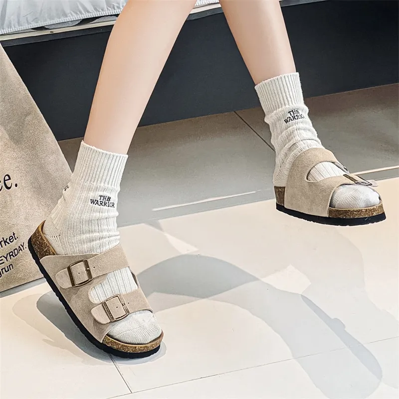 LUOMAIKE Rubber Sole Abrasion Resistant Slide Slippers Unisex-13