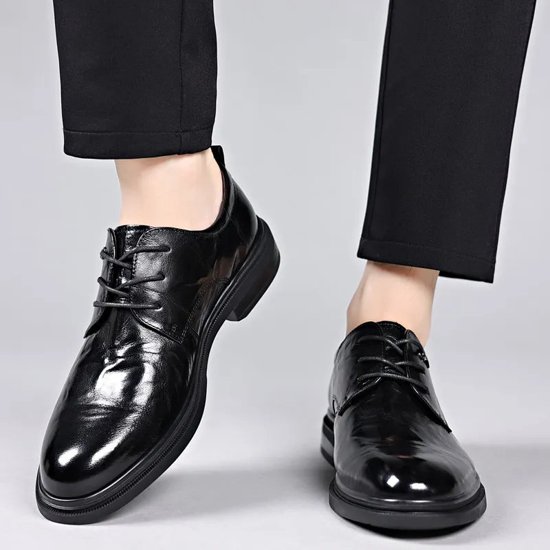 LUOMAIKE Dress Shoes Men's Black-1
