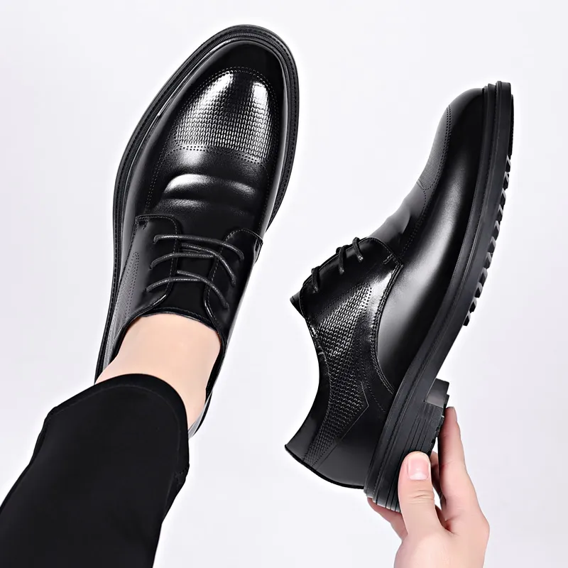 LUOMAIKE Dress Shoes Men's Black-4
