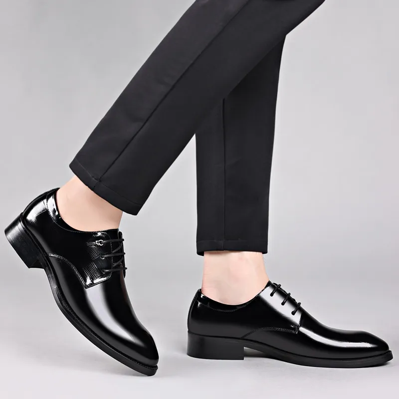 LUOMAIKE Dress Shoes Men's Black-5