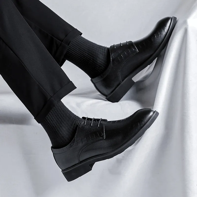 LUOMAIKE Dress Shoes Men's Black-5