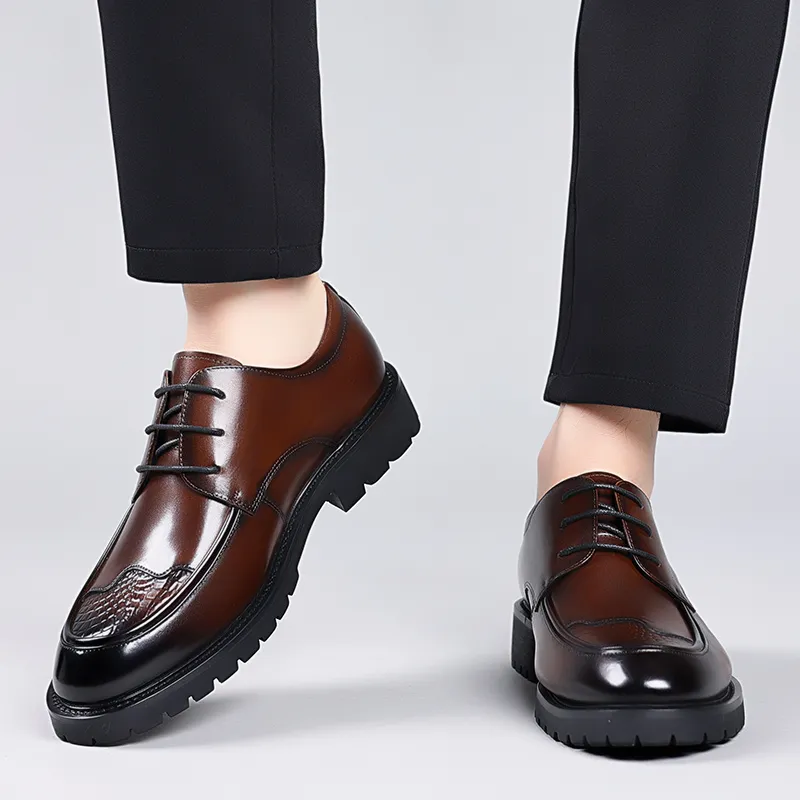 LUOMAIKE Dress Shoes Men Low Top-6