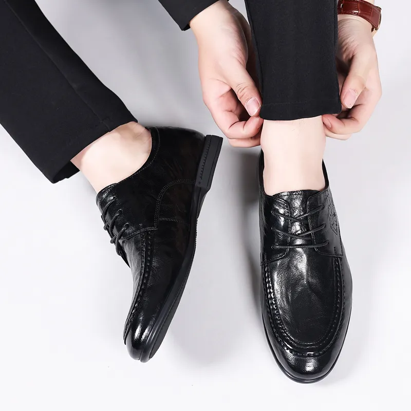 LUOMAIKE Dress Shoes Men's Black-2