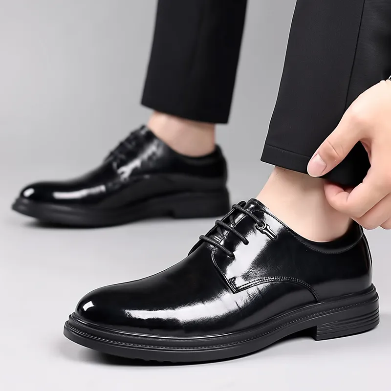 LUOMAIKE Dress Shoes Men's Black-4