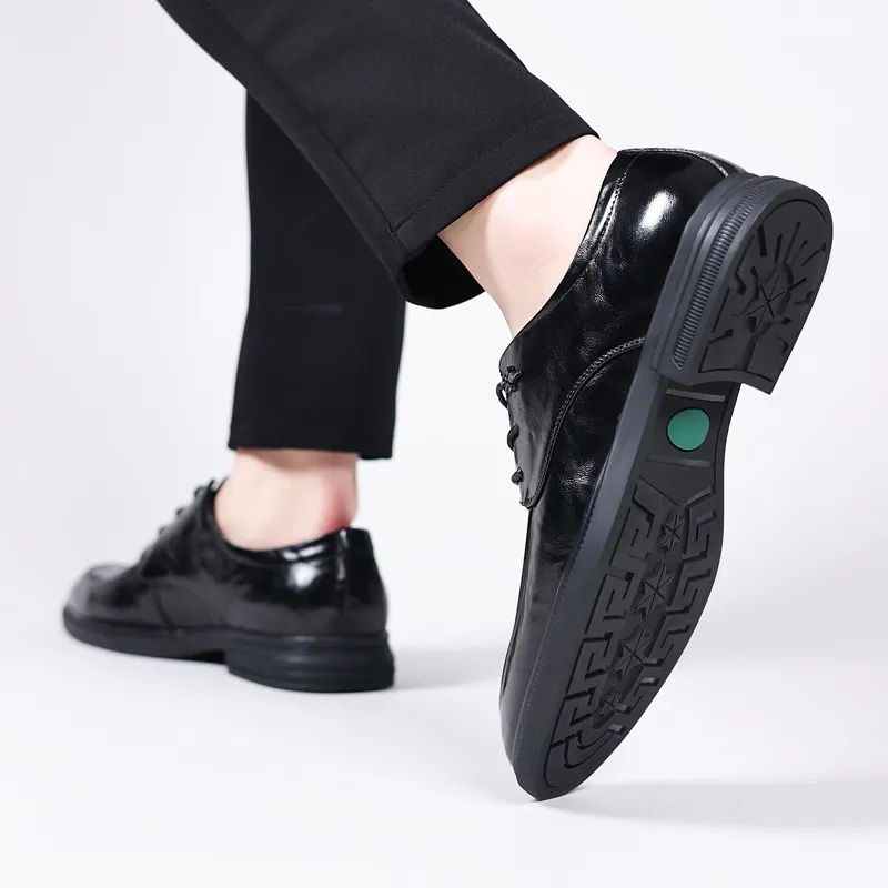 LUOMAIKE Dress Shoes Men's Black-4