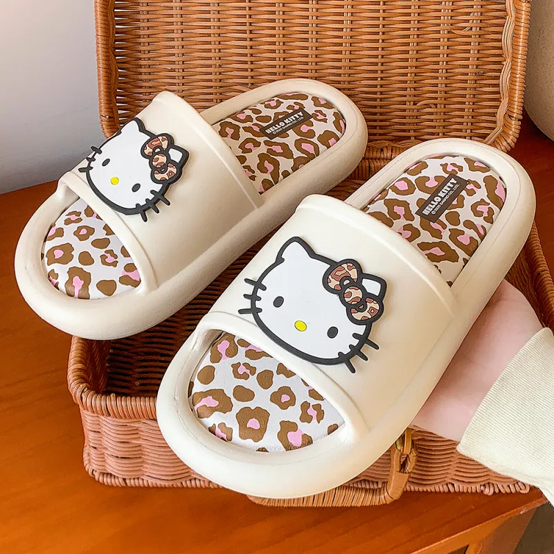 Soft Hello Kitty Slippers / Home Slippers-3