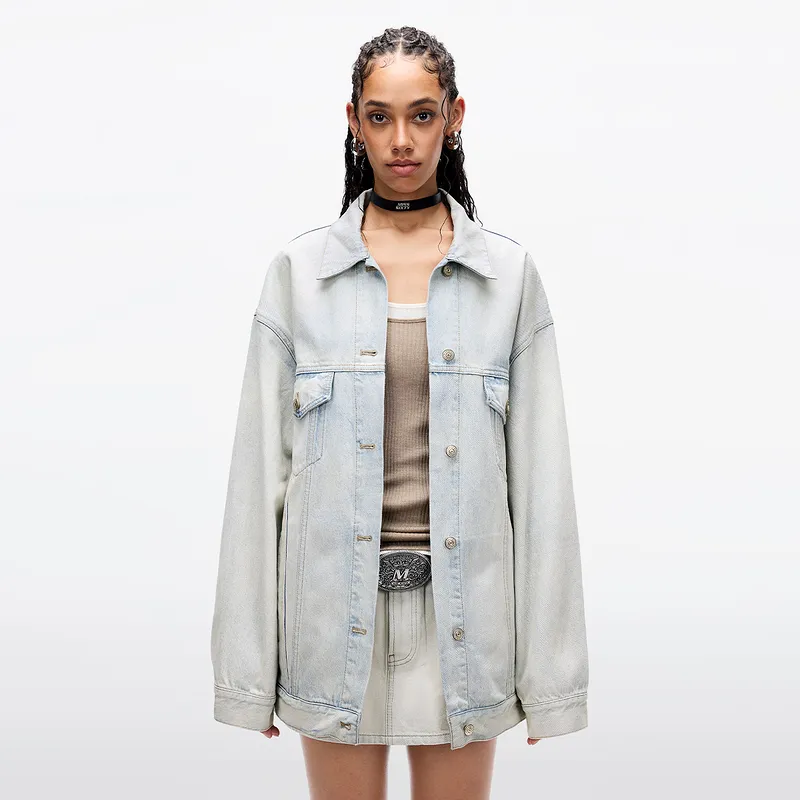Miss Sixty Denim Jacket Women's Gray-2