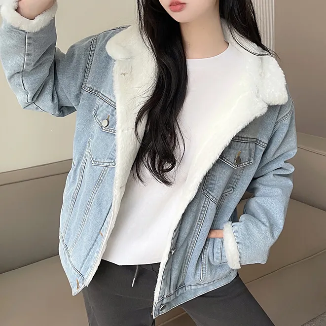 MKBY Denim Jacket Women's White-3