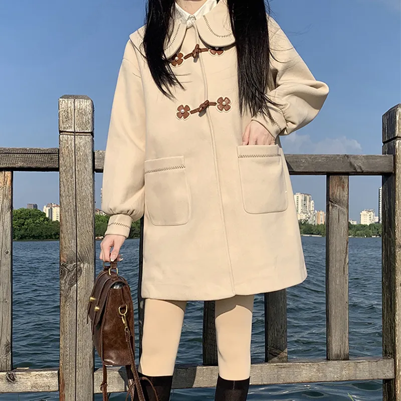 MKBY Jackets & Coats Women's Apricot-3