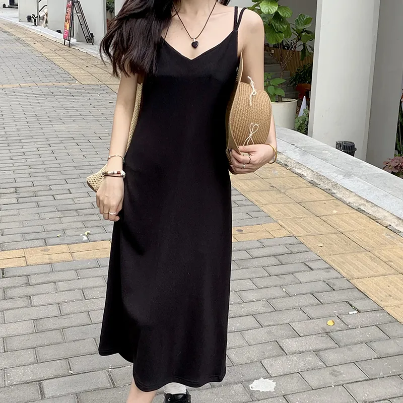 MKBY Short Sleeved Dress Women's Black-5