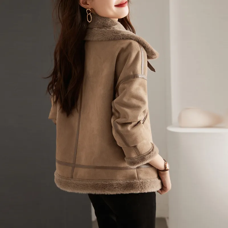 MKBY Parka Coats Women's Khaki-3