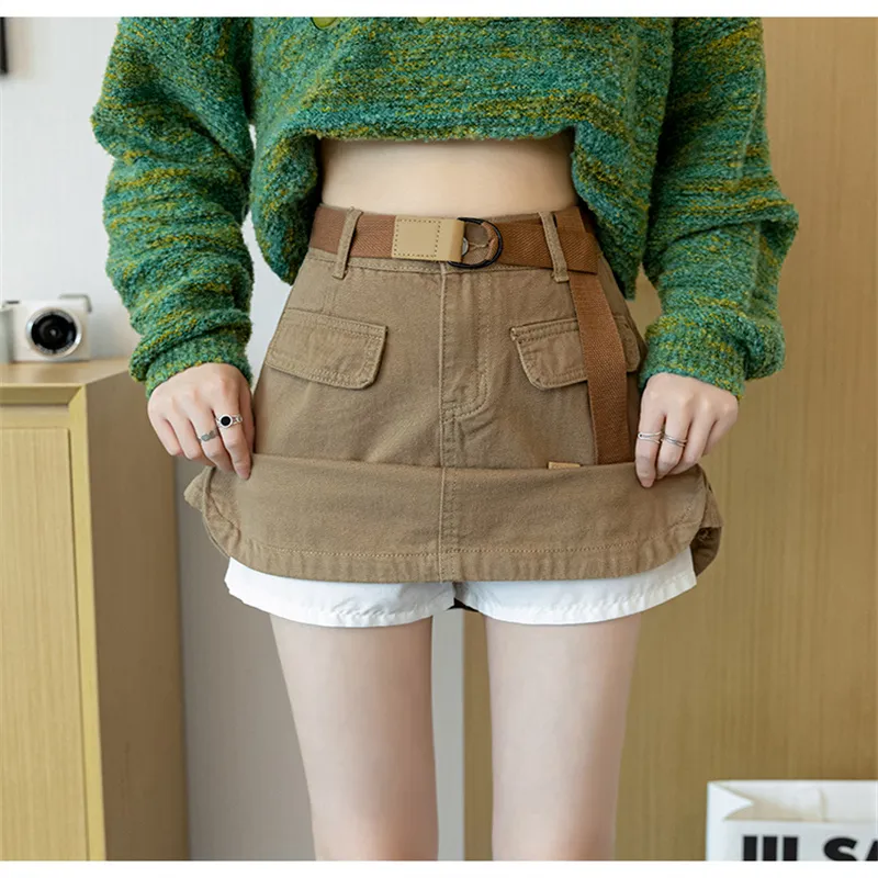 MKBY Cargo Short Skirts Women's-19