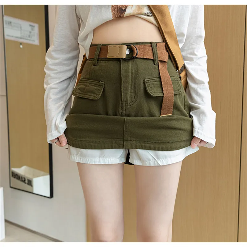 MKBY Cargo Short Skirts Women's-27