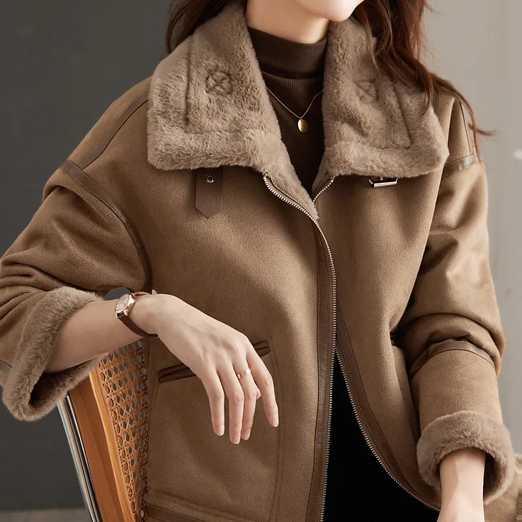 MKBY Parka Coats Women's Khaki-4
