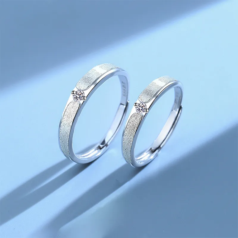 YINSHANGYA S999 Fine Silver Rings Unisex-4