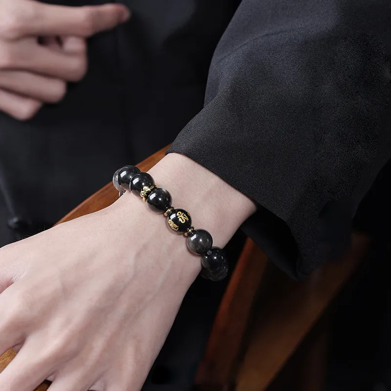 ASTAR HADES Obsidian Bracelets Unisex-2