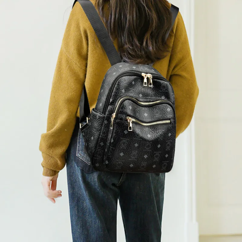 Bywhich PU Backpack Women's Multicolor-5
