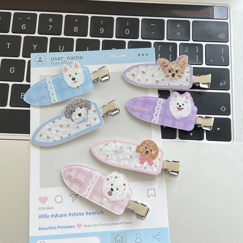 VIVIWELL Resin Hair Clips Women's-2