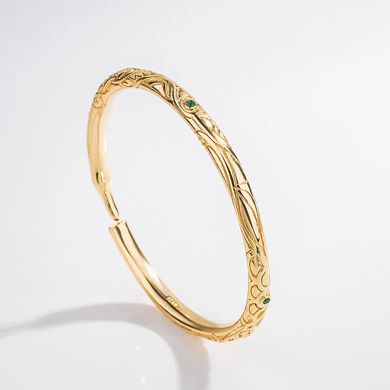 VIVIWELL Gold-Plated Bangles Unisex-5