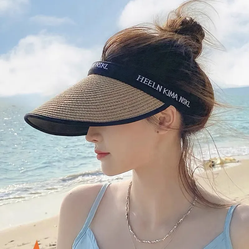 VIVIWELL Straw Woven Hats & Caps Unisex-3