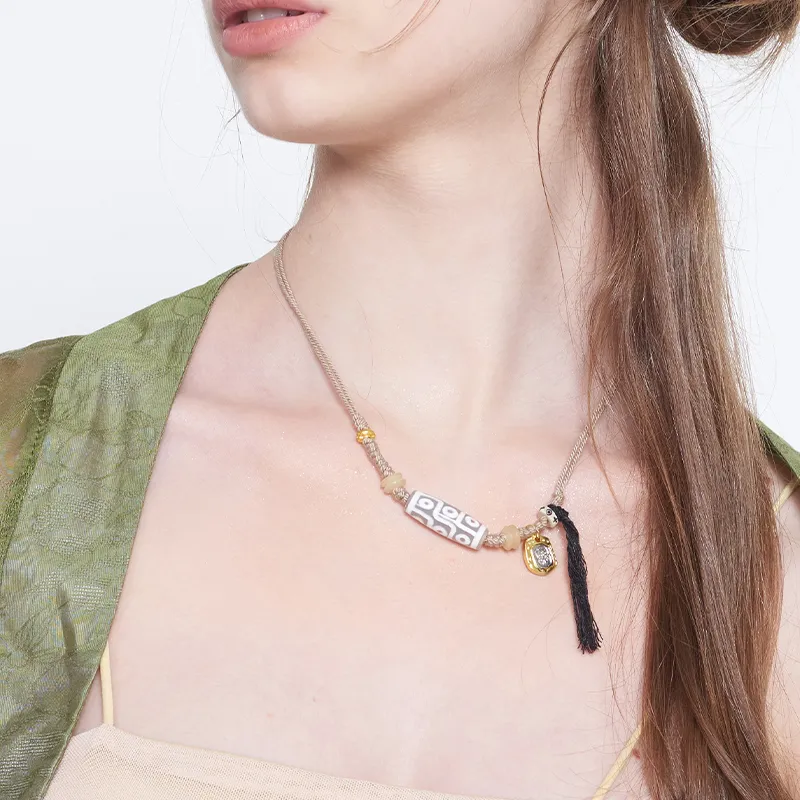 ASTAR HADES Agate Jade Necklaces Unisex-5