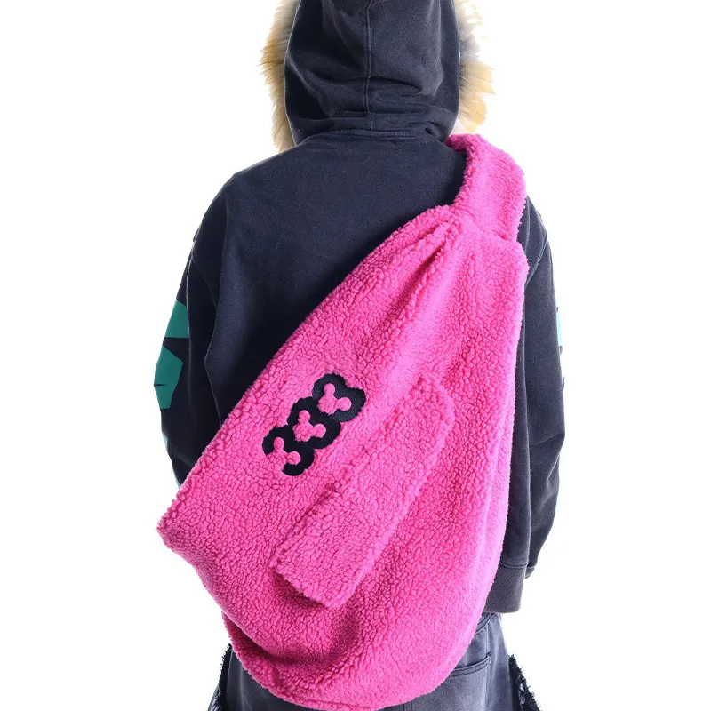 Bywhich Plush Crossbody Bag Women's Multicolor-2