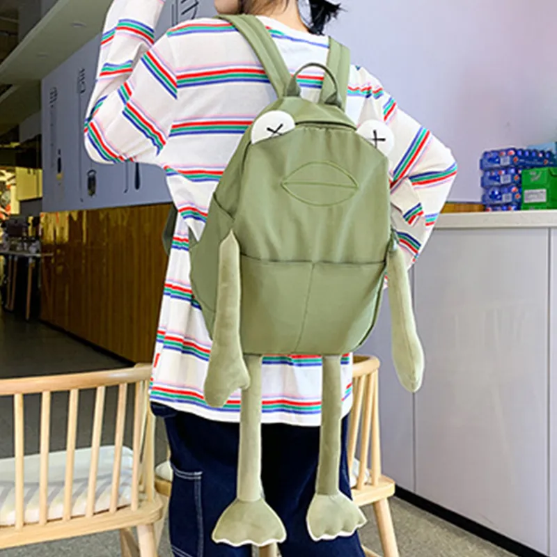 Bywhich Canvas Backpack Unisex Green-3