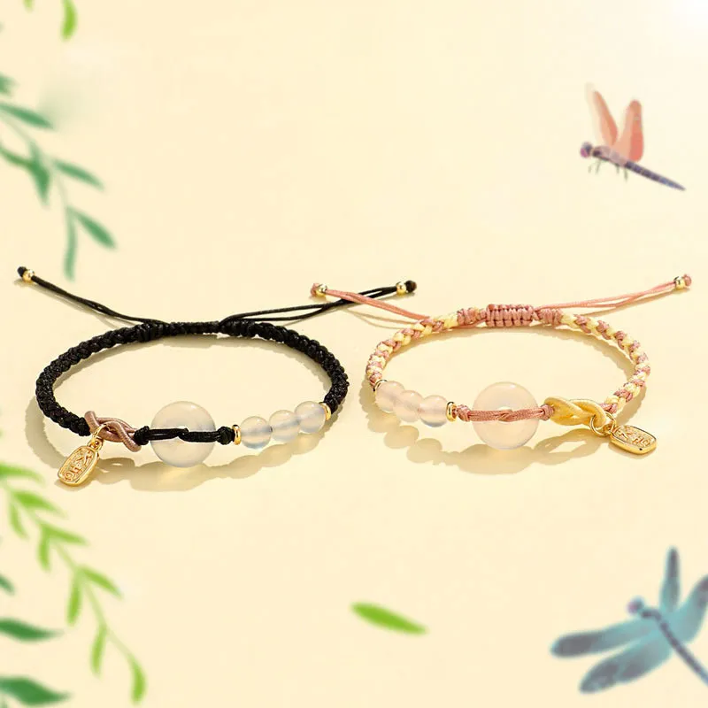 VIVIWELL Agate Woven Hand Rope Unisex-1