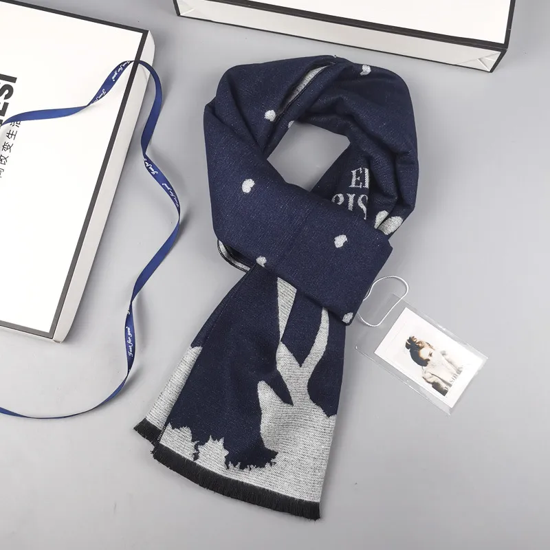 ASTAR HADES Viscose Knit Scarves Unisex-4