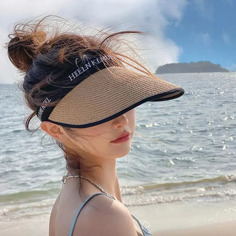 VIVIWELL Straw Woven Hats & Caps Unisex-4