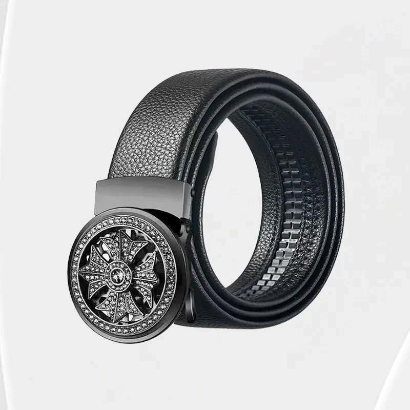 ASTAR HADES Pu Leather Belts Men's 4cm-1