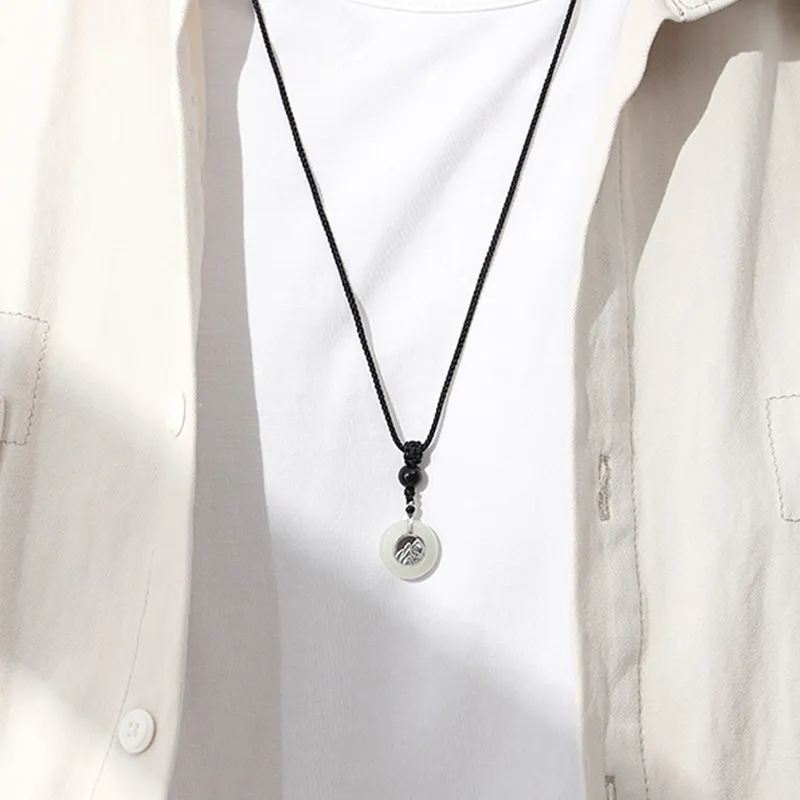 ASTAR HADES Chalcedony Necklaces Unisex-3